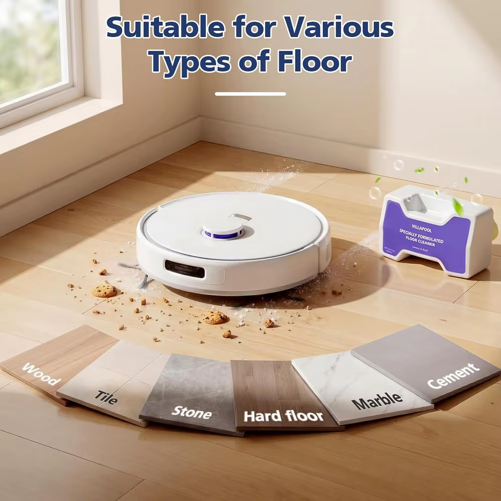 Solution de nettoyage compatible avec les aspirateurs et serpillères multi-surfaces NARWAL Freo Z Ultra/Freo Z10/Freo Z10 Ultra