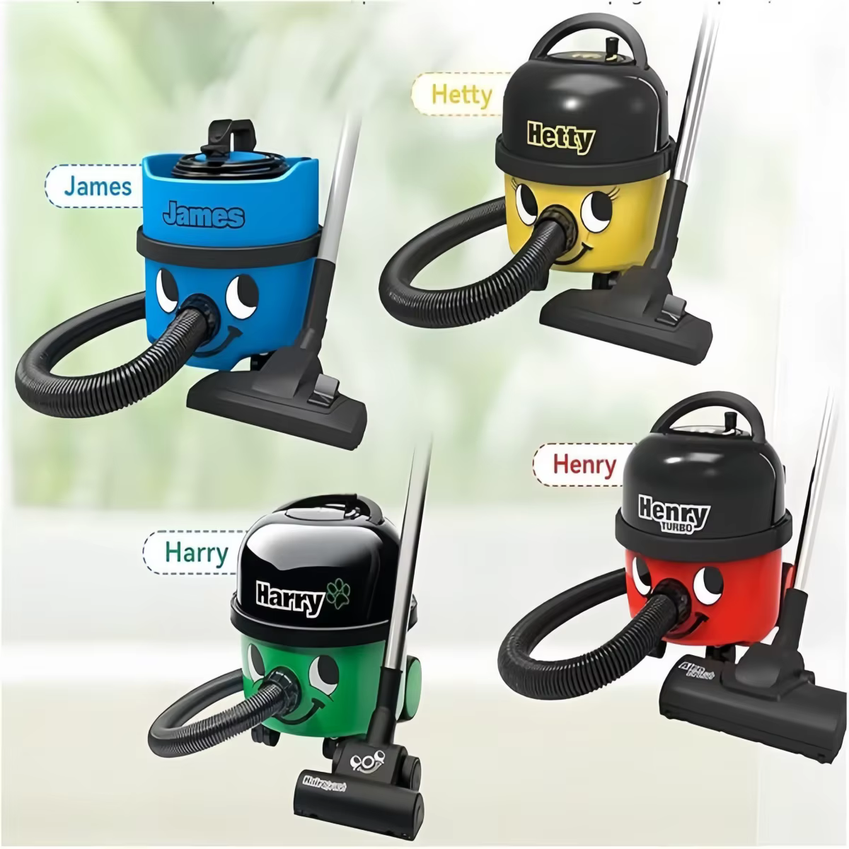 Sacs d'aspirateur compatibles pour Numatic Henry Micro Hetty HET200A Harry HHR200A