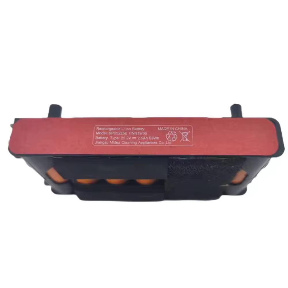 Batterie 100% originale 25.2V 2500mAh pour aspirateur sans fil Midea BP25225E BP25220G P6/P6 Snow/P6 Master/P91/P91