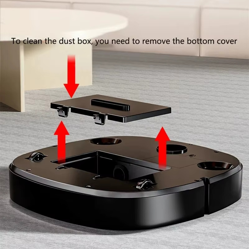 Nouvel aspirateur robot 3-en-1 avec chargement USB, robot de nettoyage domestique entièrement automatique, intégrant balayage, aspiration, nettoyage et stérilisation.