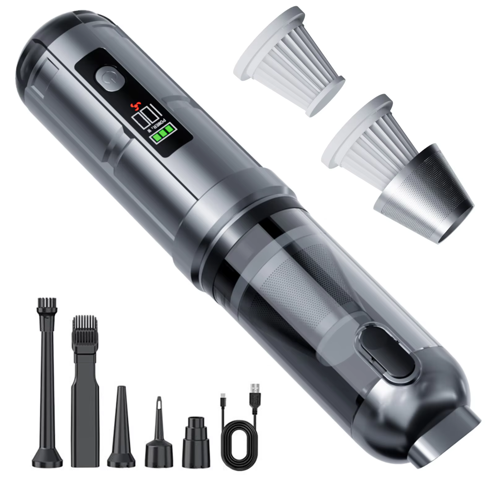 Aspirateur de voiture 17000PA avec moteur sans balais