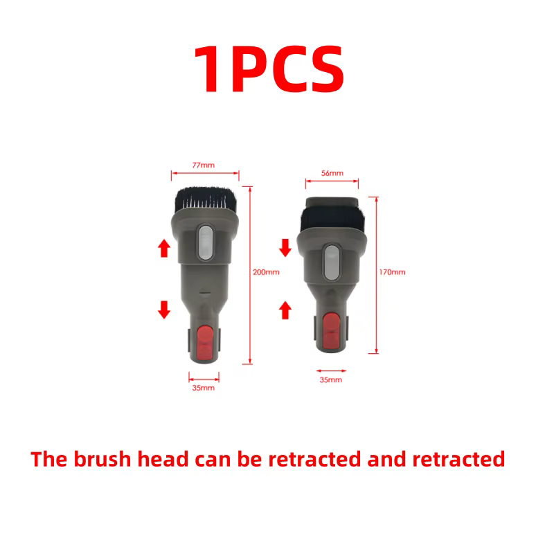 Accessoires pour aspirateur Dyson V7 V8 V10 V11, brosse ronde à poils souples