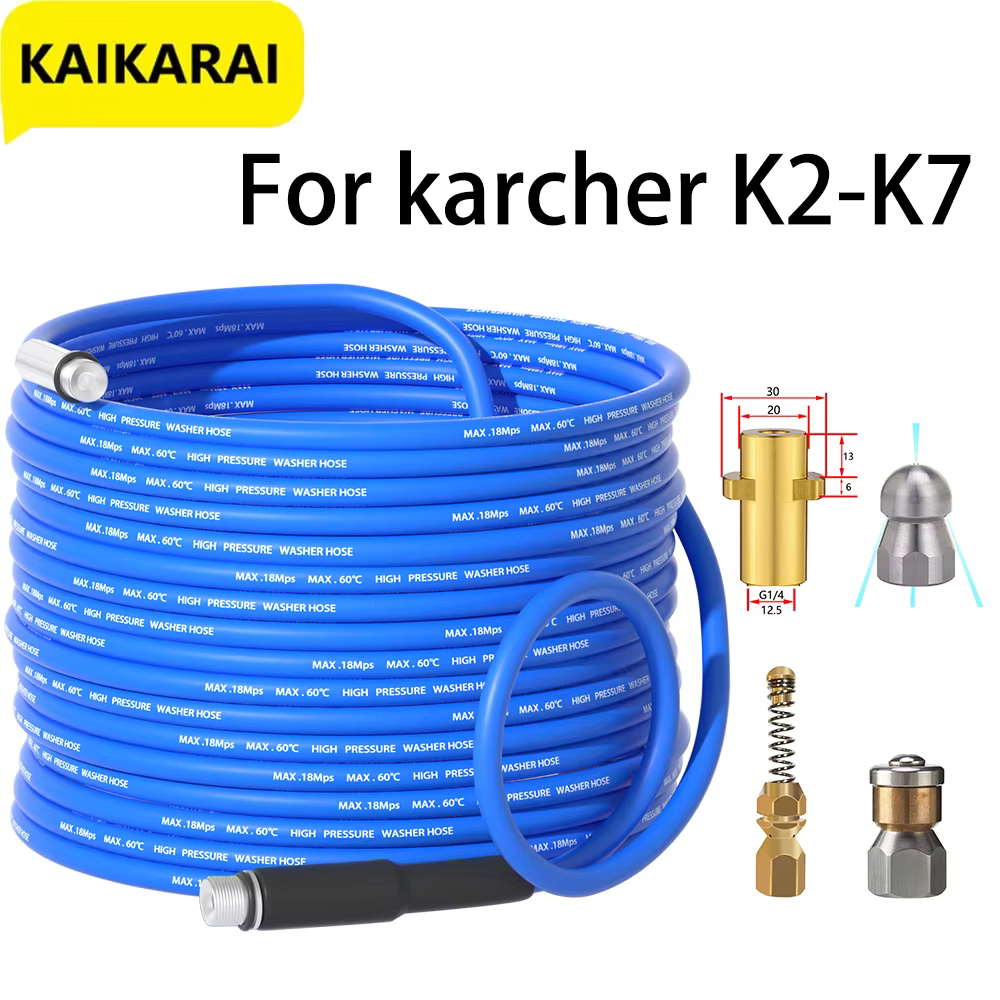 Nettoyeur de tuyaux de tuyau de nettoyage d'eau de vidange d'égout pour Karcher K2-K7