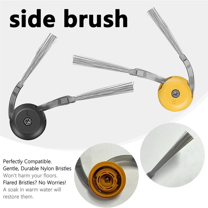 B64B - Pour aspirateur robot Roborock Qrevo Curv 2 Flow - Accessoires - Brosse latérale principale