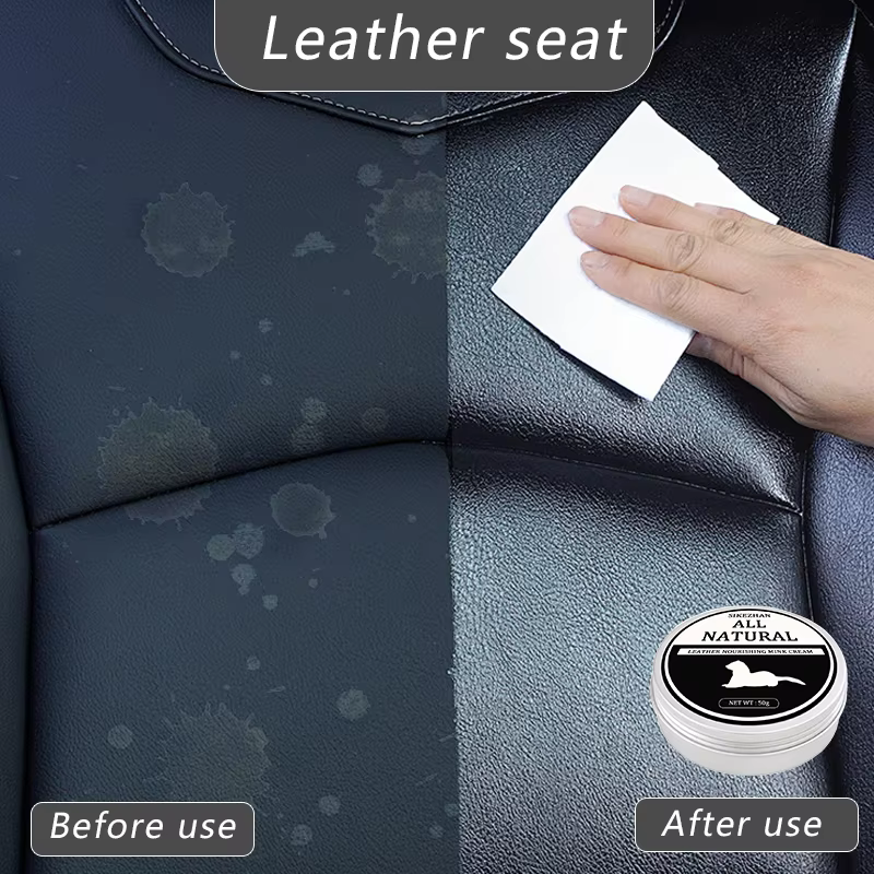 Crème de nettoyage du cuir de voiture