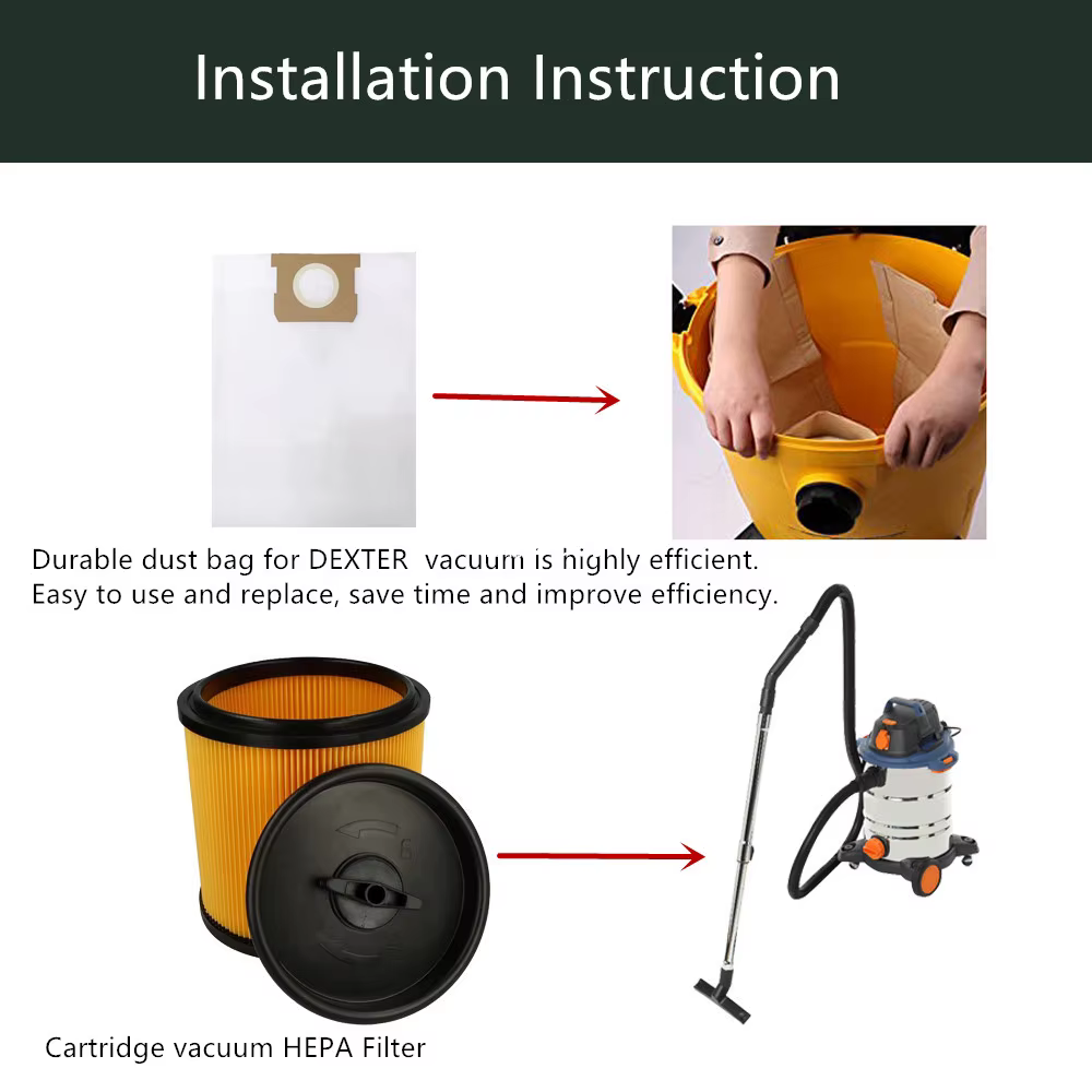 Filtre HEPA pour aspirateur à cartouche