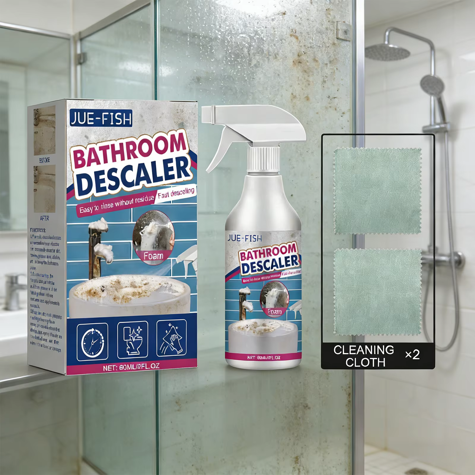 Nettoyant Salle de Bain en Spray