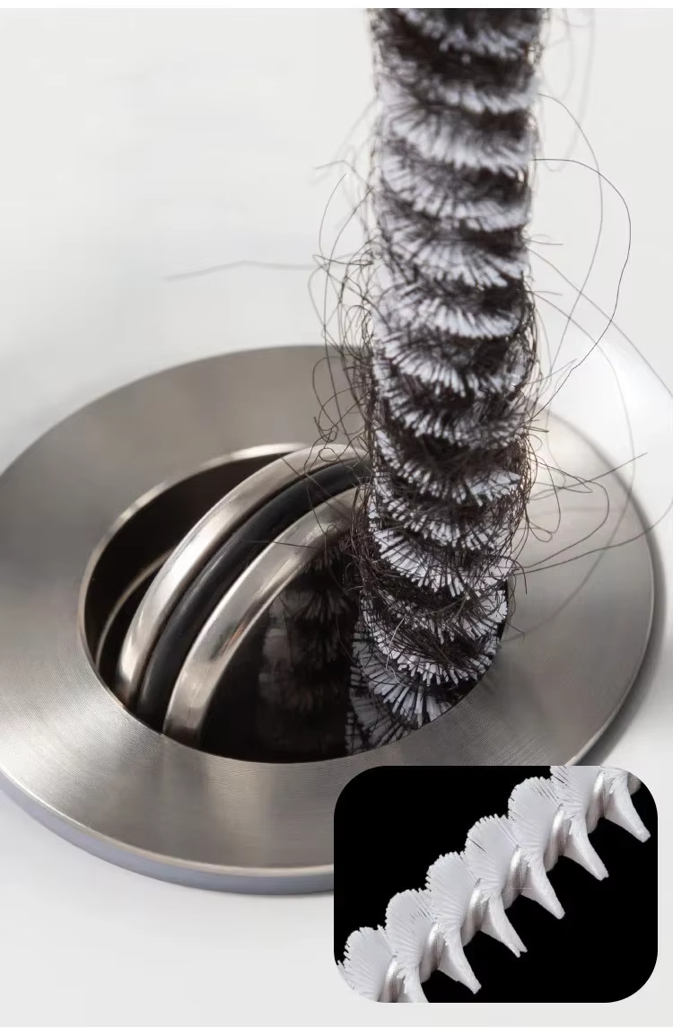 Brosse anti-colmatage de tuyaux