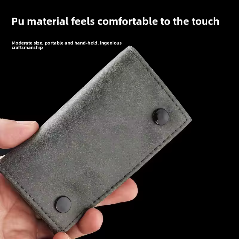 Organisateur d'accessoires pour fumer tout-en-un : pochette à tabac multifonctionnelle en cuir PU avec porte-papier et sac de rangement