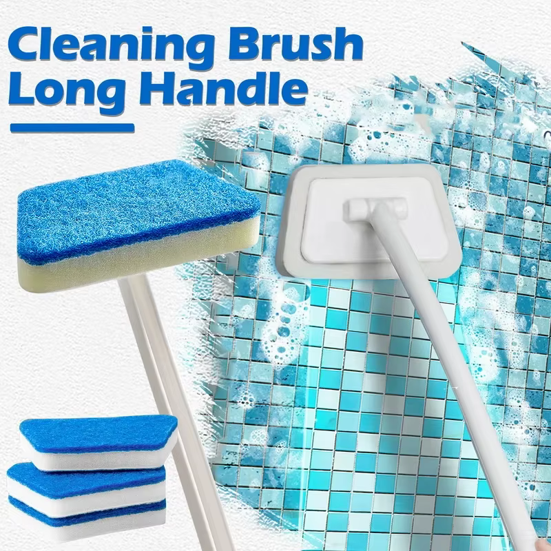 Brosse de nettoyage multifonctionnelle pour salle de bain