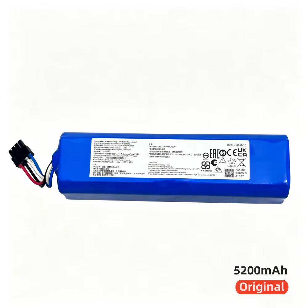 Batterie d'origine 100% 5200mAh 14.4V pour aspirateur robot NARWAL BRR-2P4S-5200SL J3 J4 J5 J6 YJCC012 YJCC015 BP4S2PPM5D