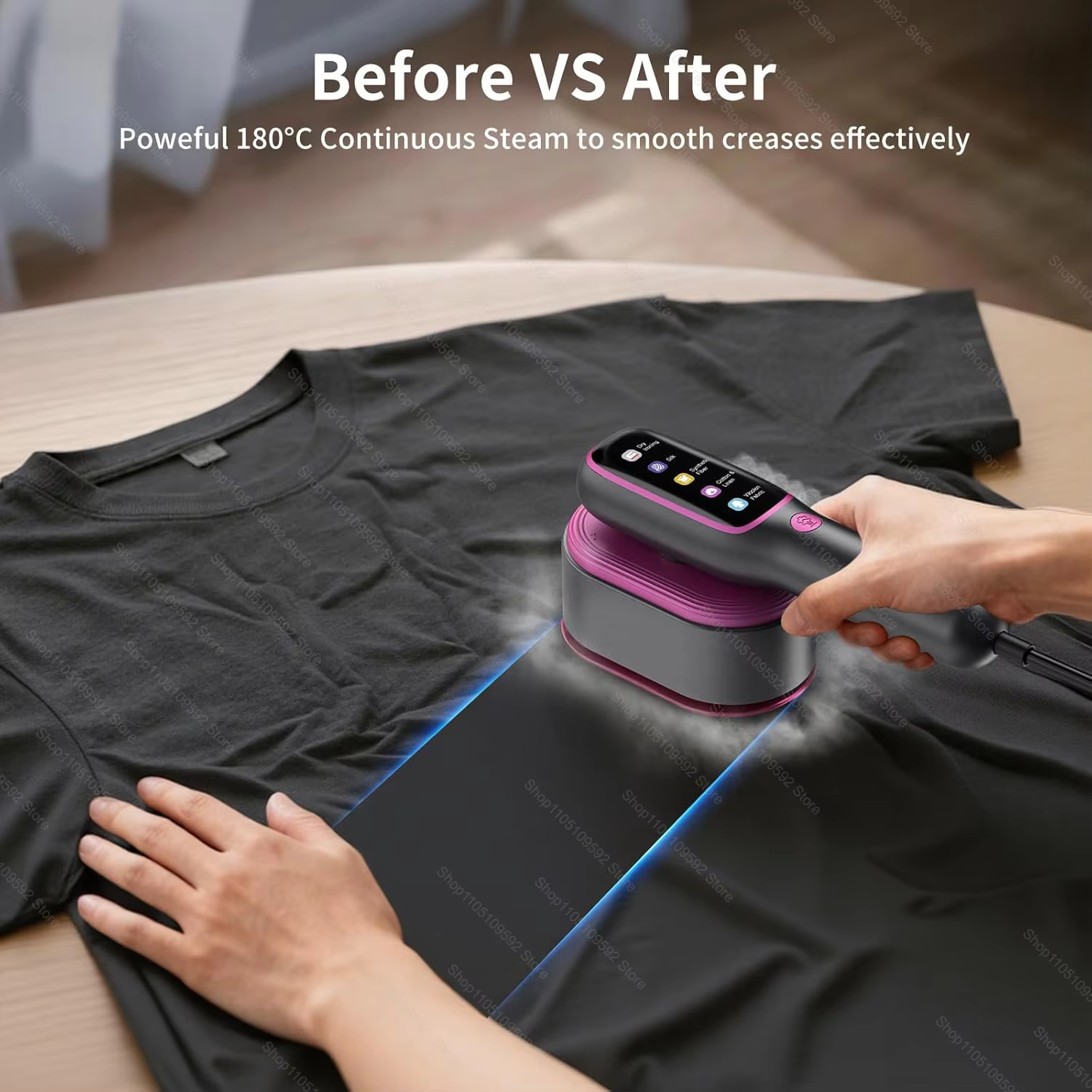 Mini défroisseur vapeur pour vêtements