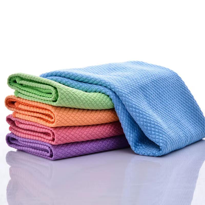 Serviette absorbante en verre sans trace pour la cuisine