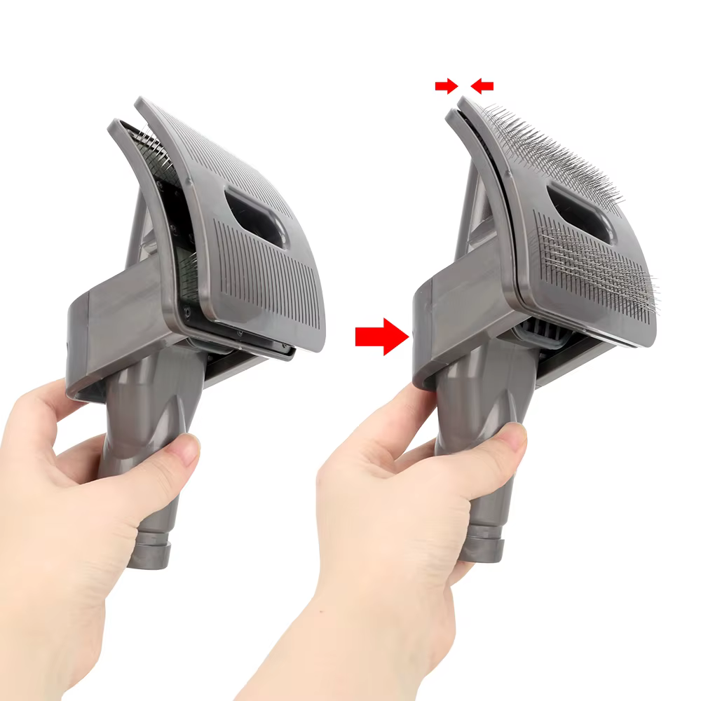 Brosse de nettoyage pour poils d'animaux, peignes pour chiens et chats, aspirateur, outils de toilettage, aspirateur de poils pour animaux de compagnie, compatible avec les produits Dyson pour animaux
