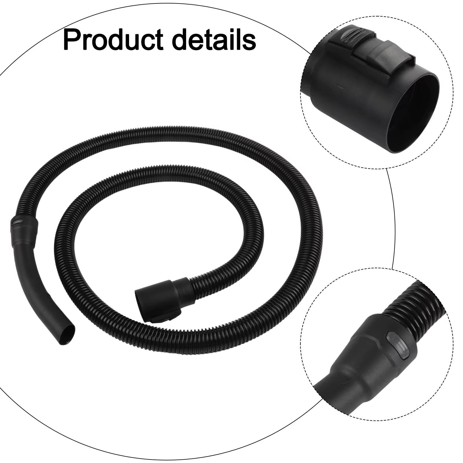 1PC 2.5m tuyau pour Karcher NT20 30 WD1 WD2 WD3 WD4 WD5 WD6 aspirateurs remplacer