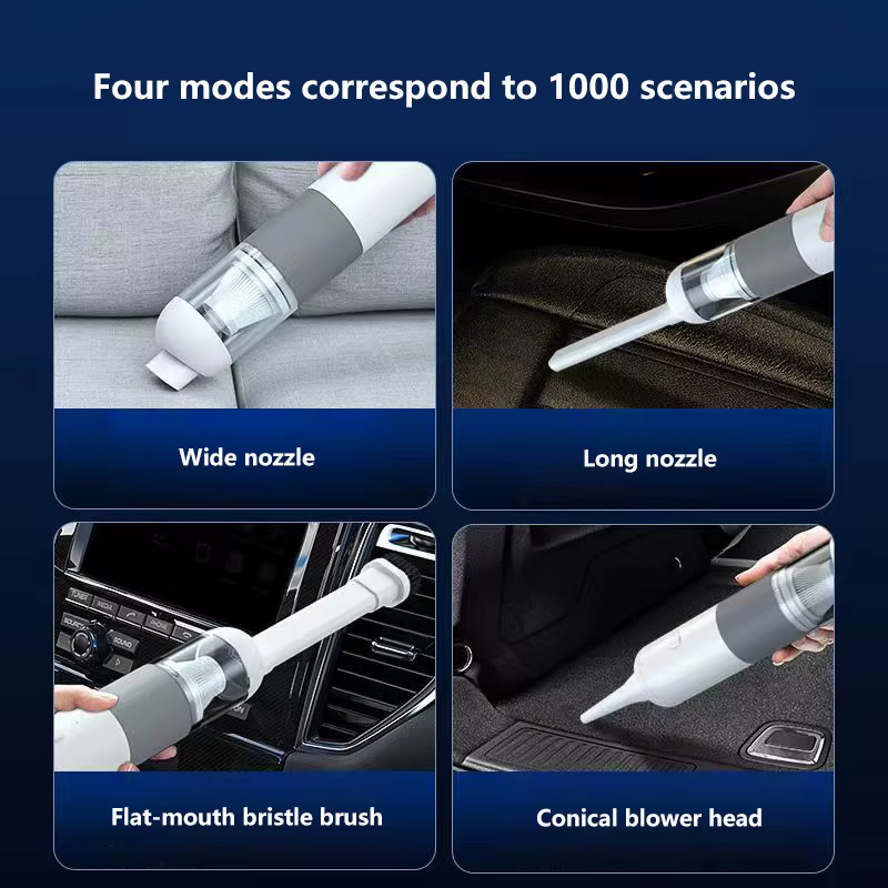 Aspirateur de voiture sans fil, puissance d'aspiration Super forte, petite aspiration et soufflage portables intégrés, 2026