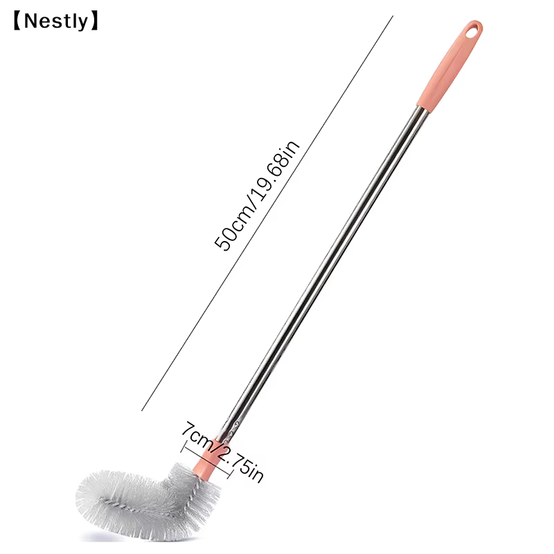 Brosse de nettoyage pour seau avec tige en acier inoxydable