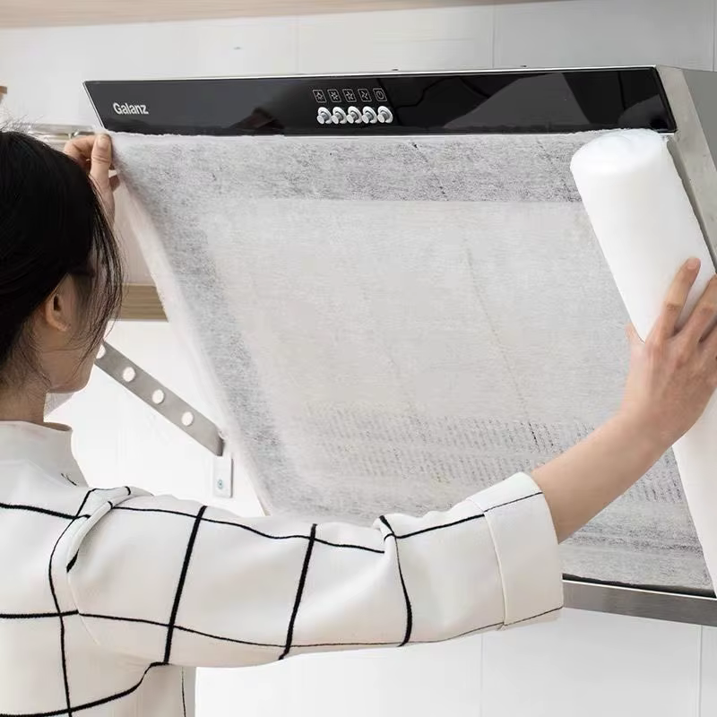 Papier filtre pour hotte de cuisine jetable