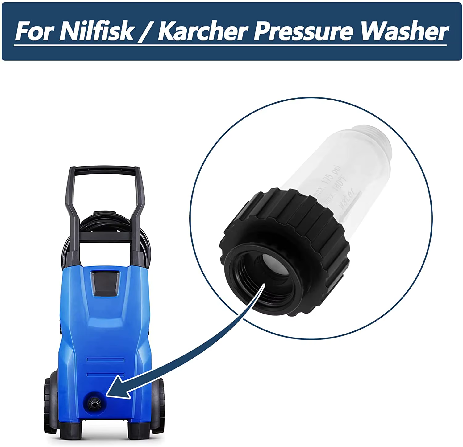 Dispositif de Lavage à Haute Pression pour Karcher Série K2 K3 K4 K5 K6 K7