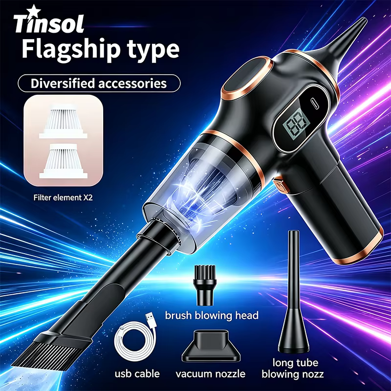 Aspirateur sans fil double usage pour maison et voiture