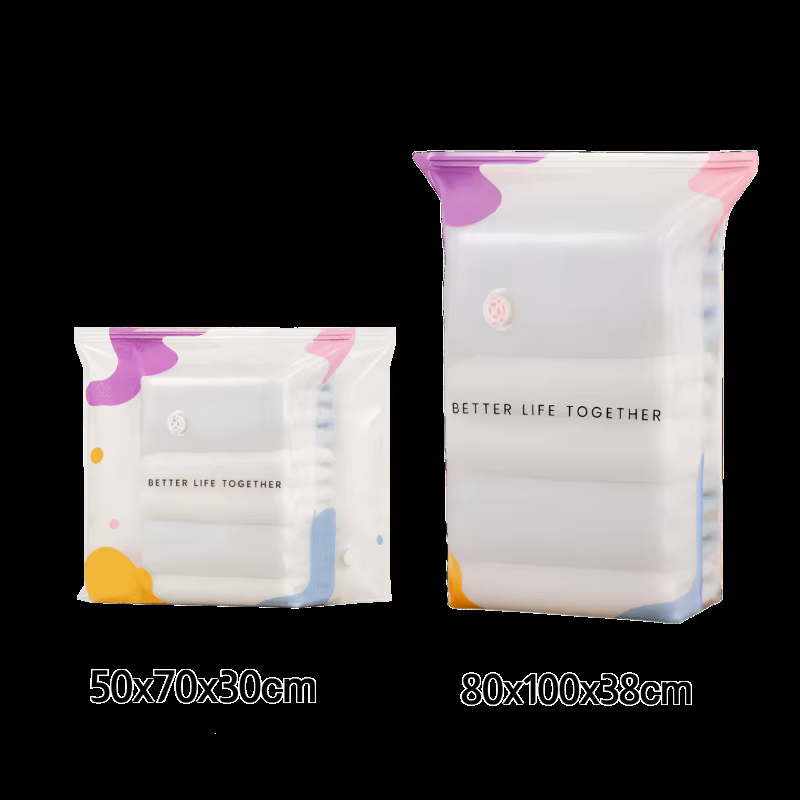 Sacs de rangement sous vide sans pompe
