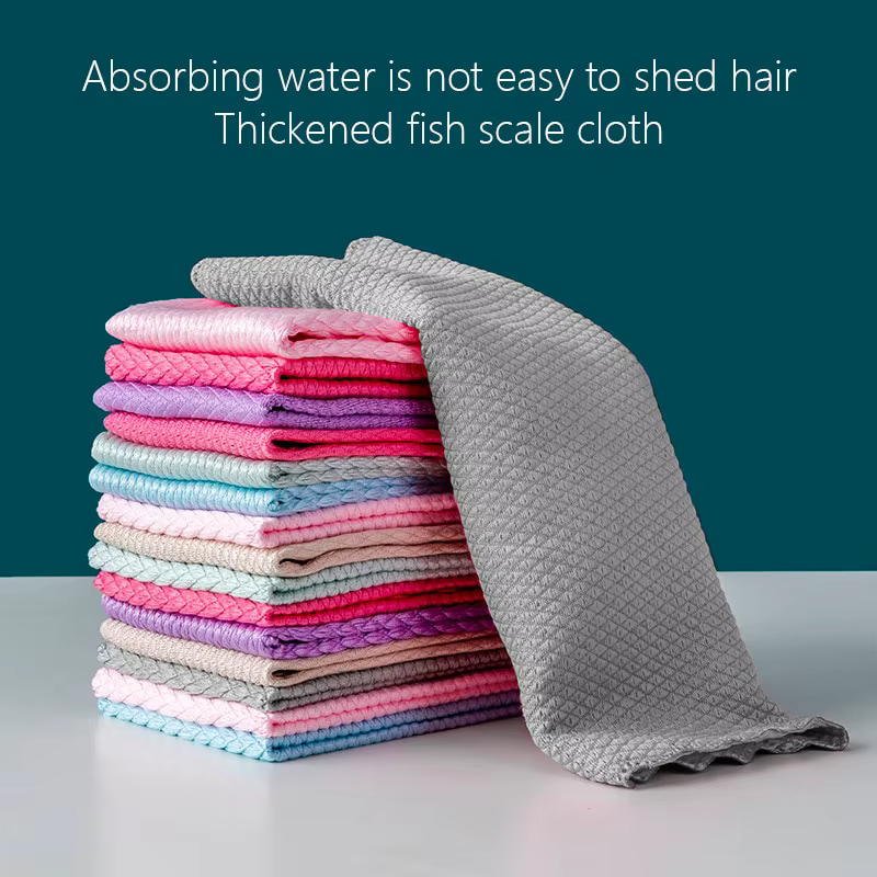 Serviette absorbante en verre sans trace pour la cuisine