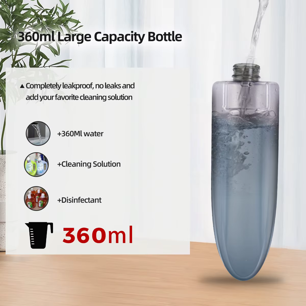 DARIS Spray Mop, bouteille de 360 ml