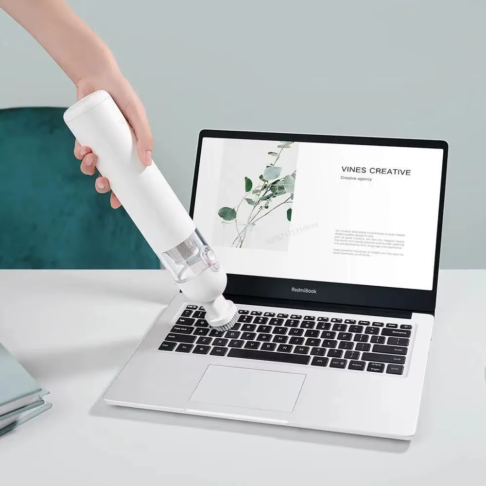 Aspirateur de voiture portable Xiaomi Mijia, mini aspirateur sans fil pour la maison et l'auto, aspiration cyclonique 13000Pa