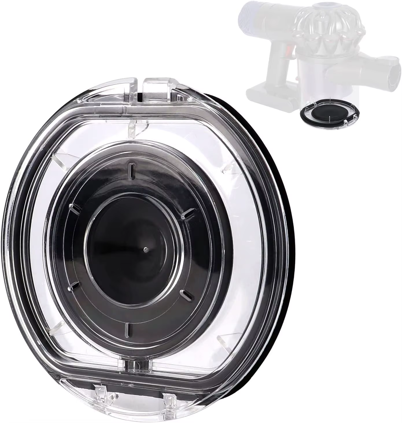 Capuchon de couvercle de poubelle pour Dyson V6