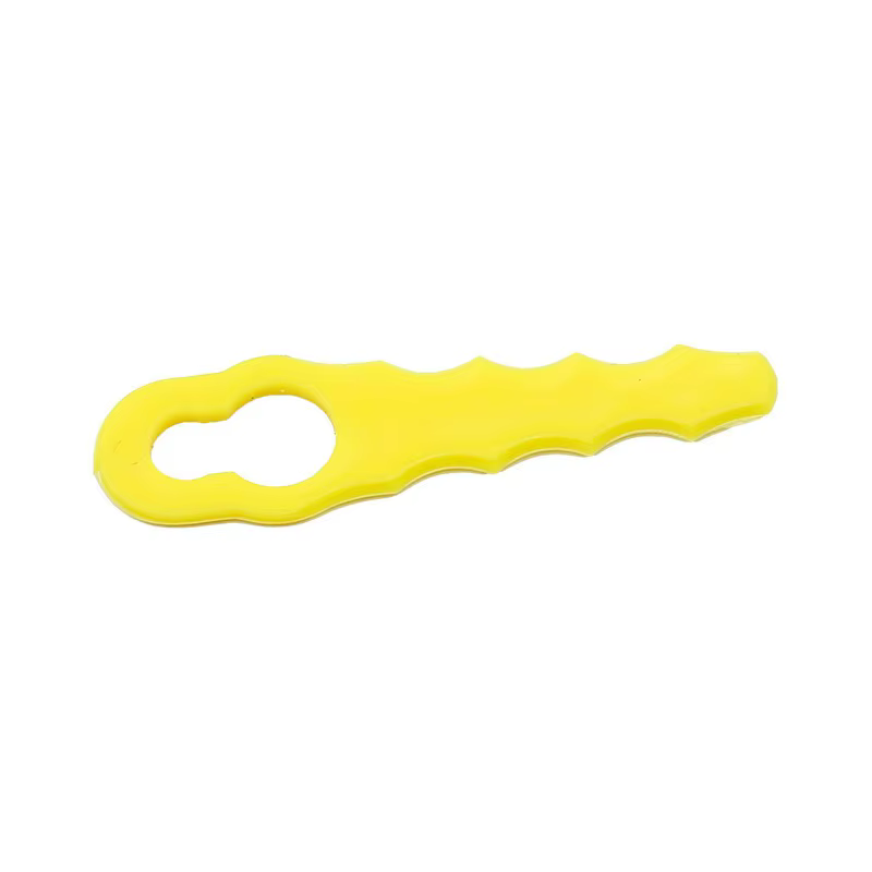 50PCPlastic tondeuse à gazon lame jardin une ligne poussée à la main tondeuse à gazon en forme de gourde en plastique lame de remplacement cour tondeuse à gazon