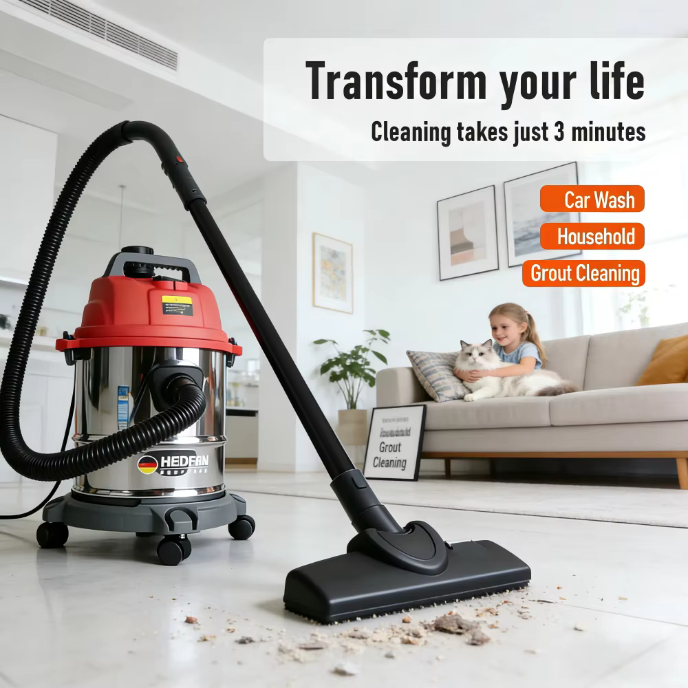Aspirateur eau et poussière 30L/45L, aspirateur industriel haute puissance pour lavage de voitures, maison, atelier, nettoyage de joints et usage commercial