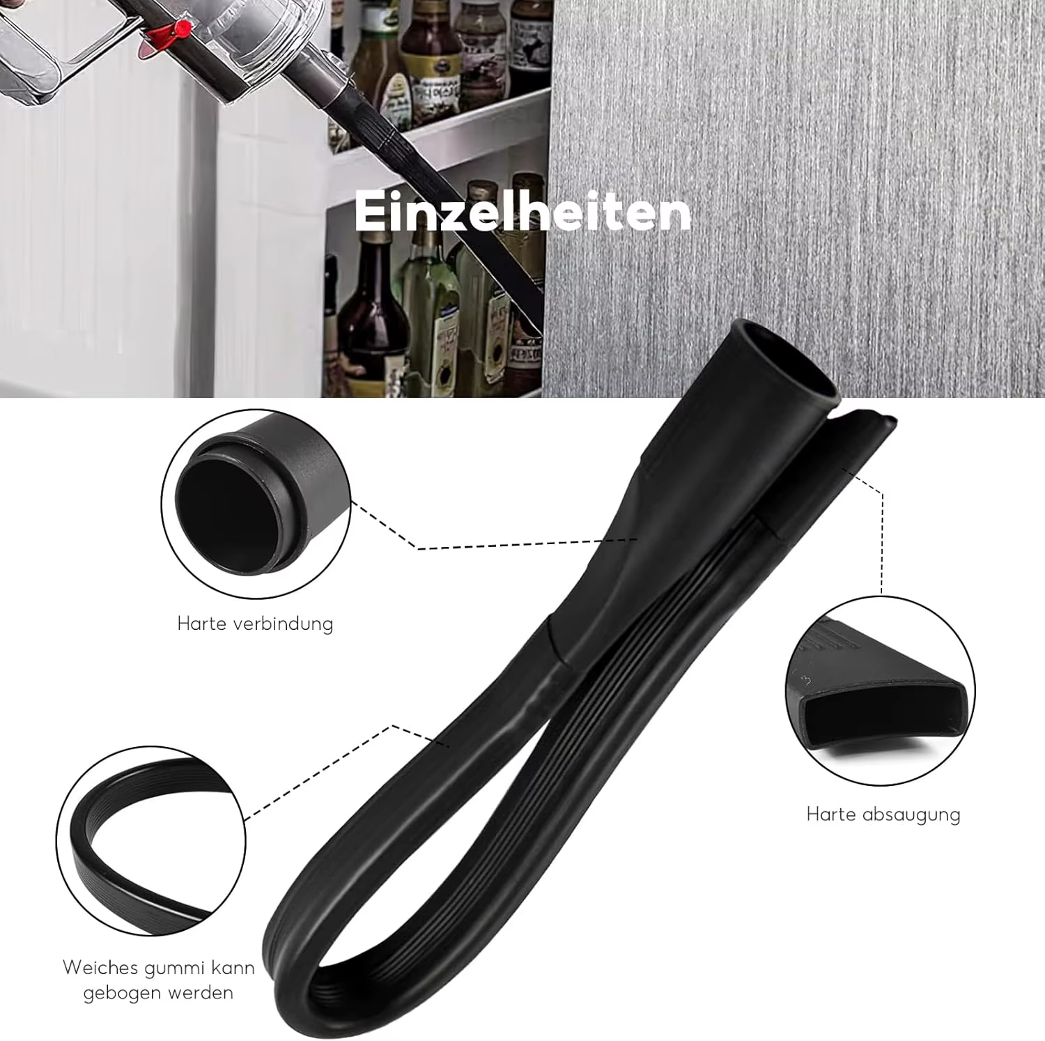 Buse universelle longue et flexible pour fentes