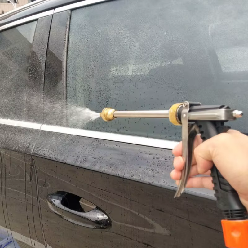 Pistolet pulvérisateur haute pression en laiton pour tuyau