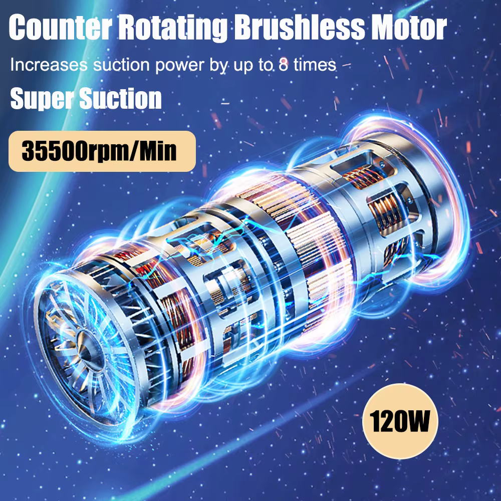Aspirateur portable sans fil pour voiture et maison
