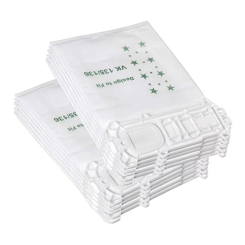 AFOURT-Accessoires pour aspirateur, accessoires de nettoyage, adaptés au Vorwerk VK135 VK136, 20 sacs à poussière + 2 désodorisants