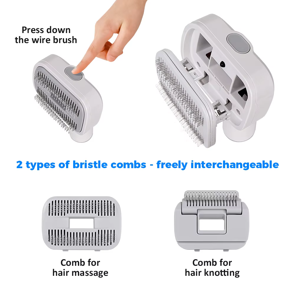 Brosse à poils pour animaux de compagnie de taille moyenne/grande pour aspirateur Dyson V6 V7 V8 V10 V11 V12 V15, tuyau extensible, outil de toilettage pour animaux