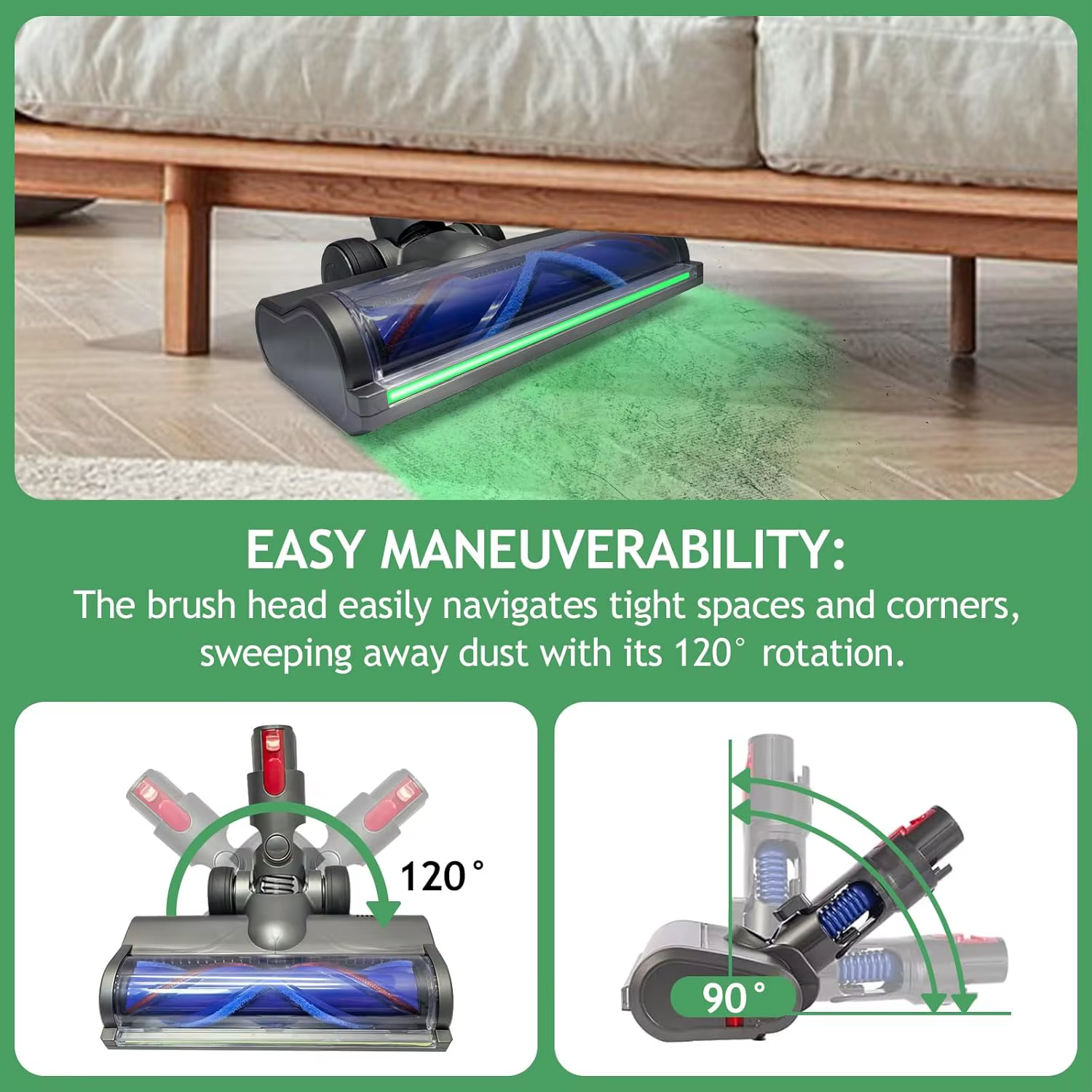 Tête d'aspirateur pour aspirateur Dyson V6 DC58 DC59 DC61 DC Series