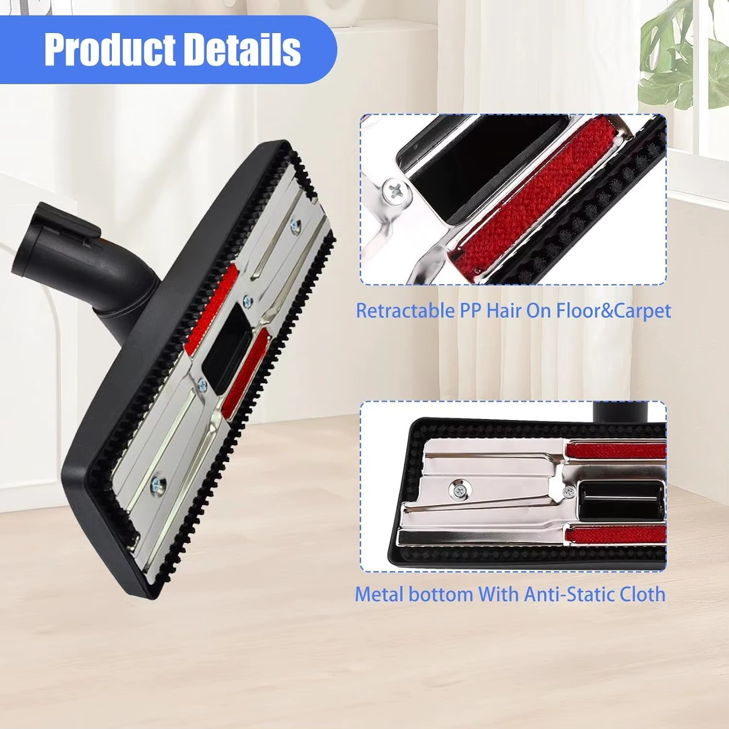 Brosse universelle pour aspirateur 32 mm