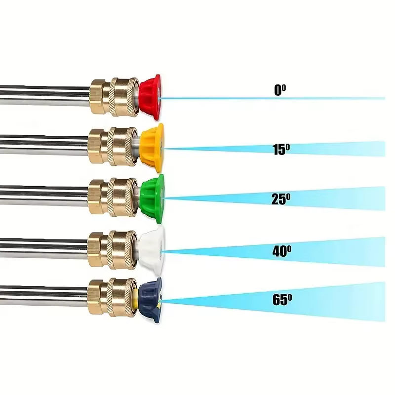Adaptateur pour nettoyeur haute pression Nilfisk/KEW/ALTO – connexion rapide 1/4" avec buse de pulvérisation et barre d'extension pour lavage de voiture