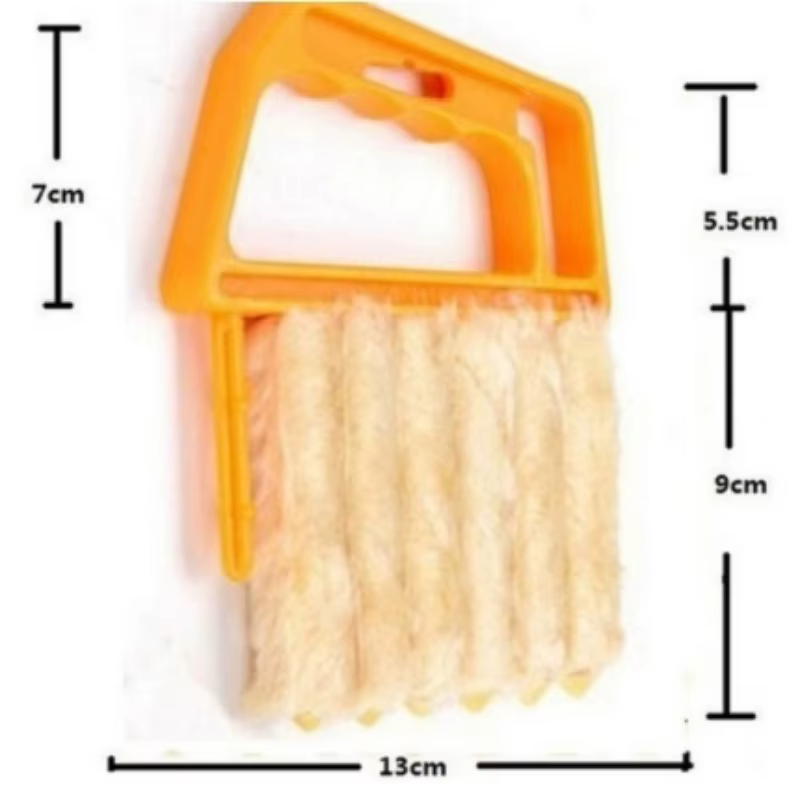 Brosse de nettoyage pour rideaux à persiennes, brosse de nettoyage détachable, brosse de nettoyage pour évent