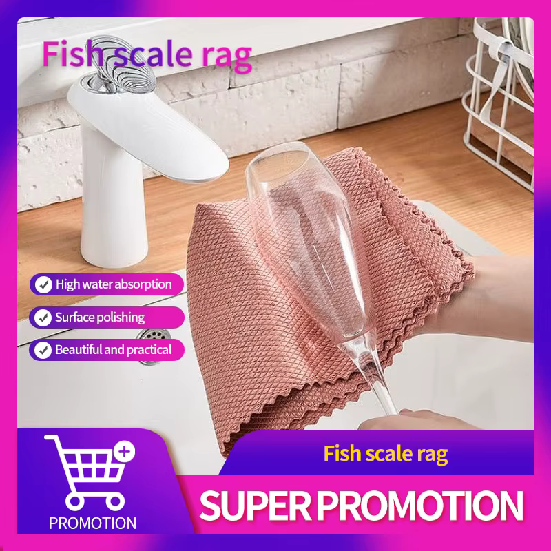 Serviette absorbante en verre sans trace pour la cuisine