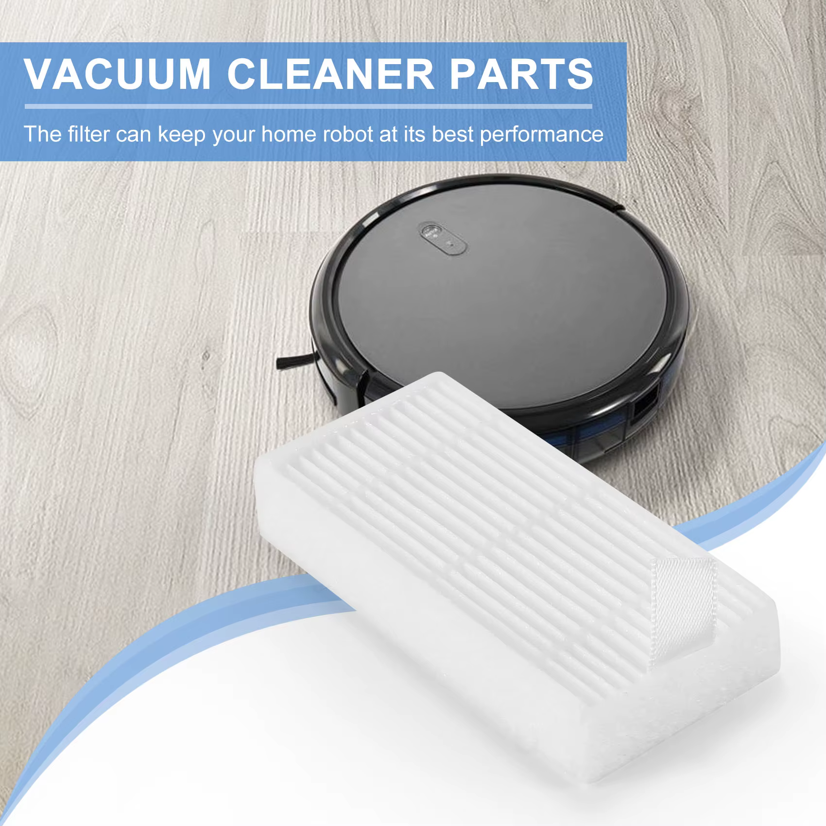 Filtre Hepa premium pour aspirateur robot Ilife V3S
