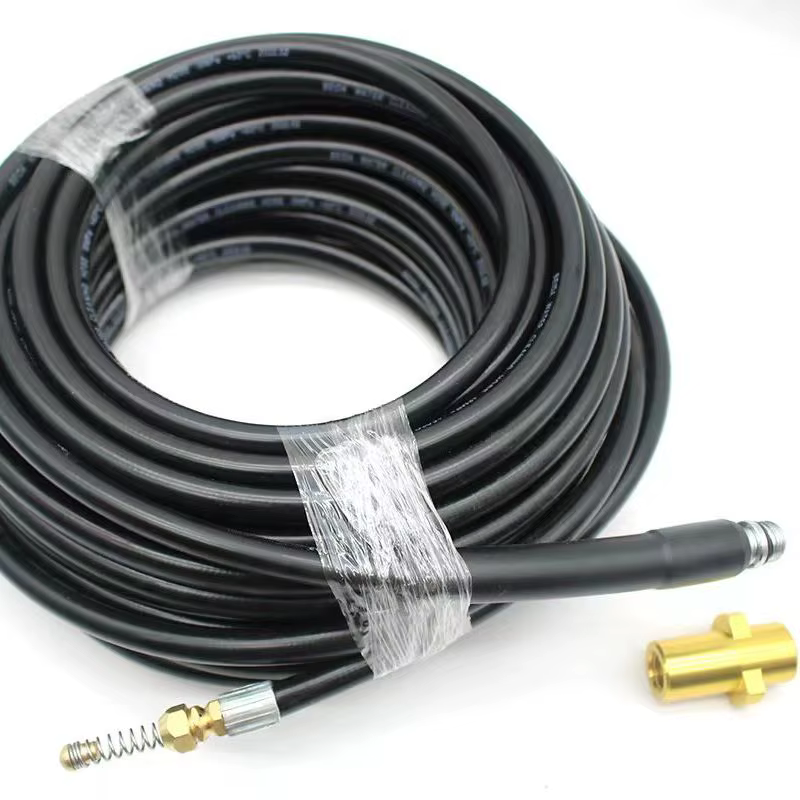 Kit de nettoyage de tuyau d'évacuation des eaux usées avec adaptateur pour nettoyeurs haute pression Karcher K2 K3 K4 K5 K6 K7, buse de lavage de voiture