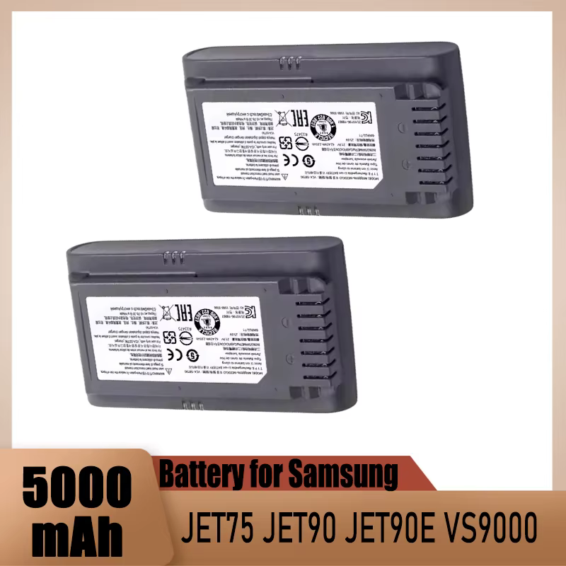 Batterie d'origine 100% pour aspirateur sans fil Samsung Vs9000 Jet90 Jet75 Jet90E VCA-SBT90