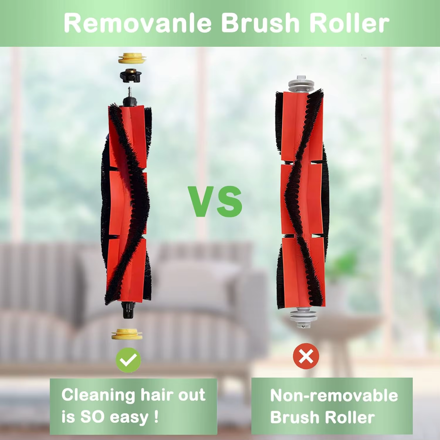 Brosse principale pour aspirateur Roborock S5 S50 S502 S55 S6 Pure E4 E2