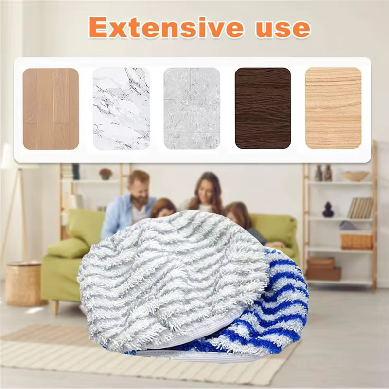 Tampons de vadrouille pour Rowenta Clean & Steam ZR850002 ZR005801 ZR005804 RY7/RY8, chiffons en microfibre pour le nettoyage et