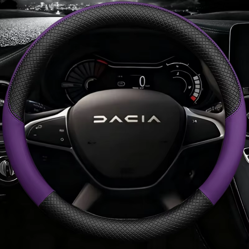Housse de volant de voiture pour Dacia Logan Sandero Duster Lodgy Jogger Dokker printemps 2017 – 2024, accessoires automobiles