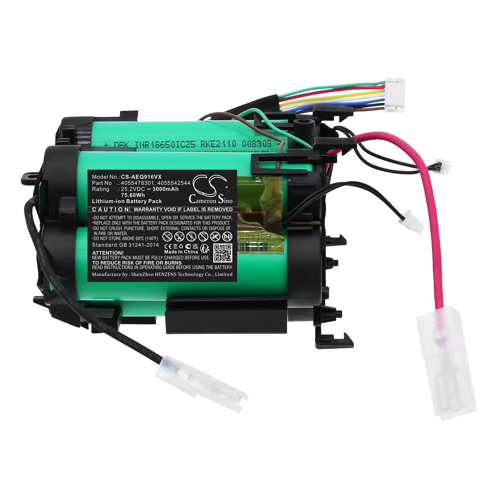 Batterie d'aspirateur 2000mAh/3000mAh pour ELECTROLUX PQ91-50MB