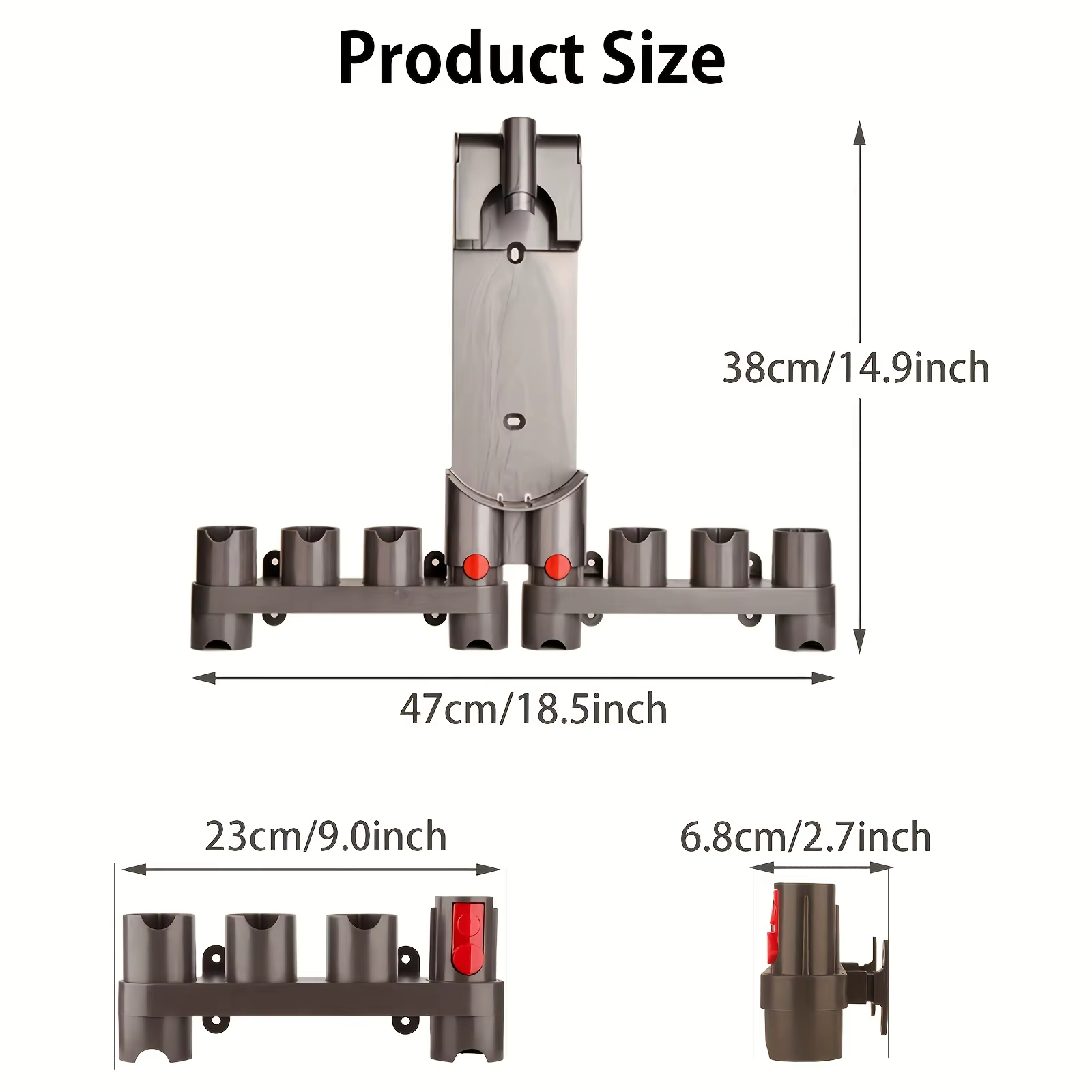 Organisateur d'accessoires muraux pour aspirateur Dyson V7/V8/V10/V11/V12/V15