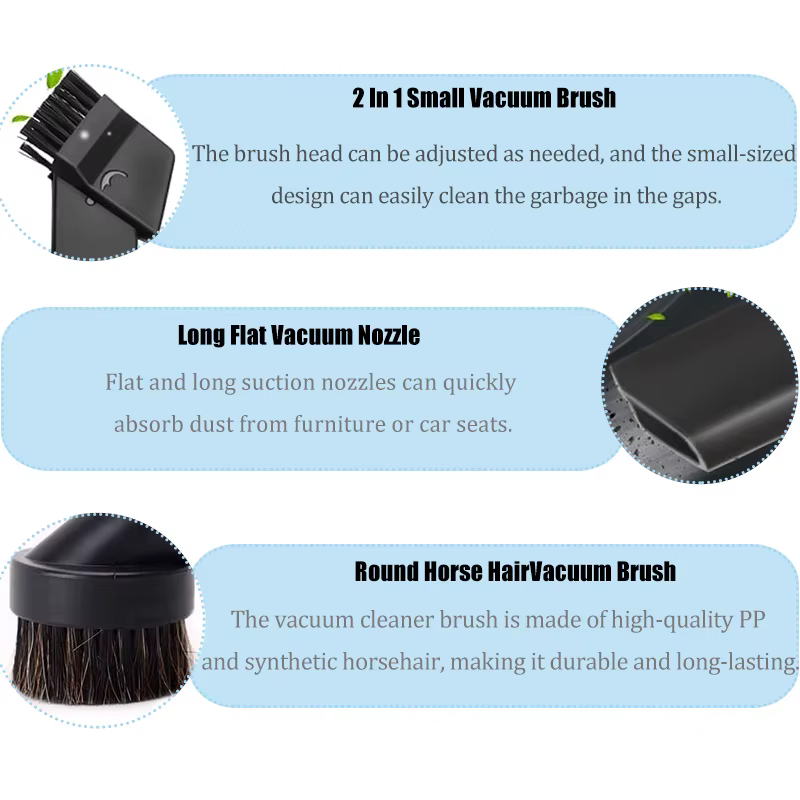 Convient pour remplacer la tête de brosse d'un aspirateur 6 en 1 d'un diamètre de 32 mm/35 mm Accessoires